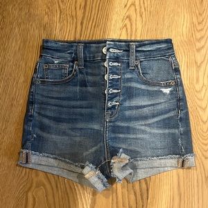 American Eagle High Waisted Jeans Shorts